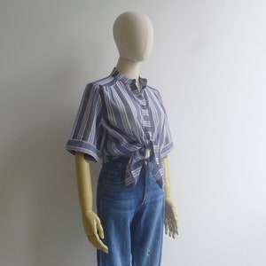 Vintage Linen Blouse 36 Bust - Etsy