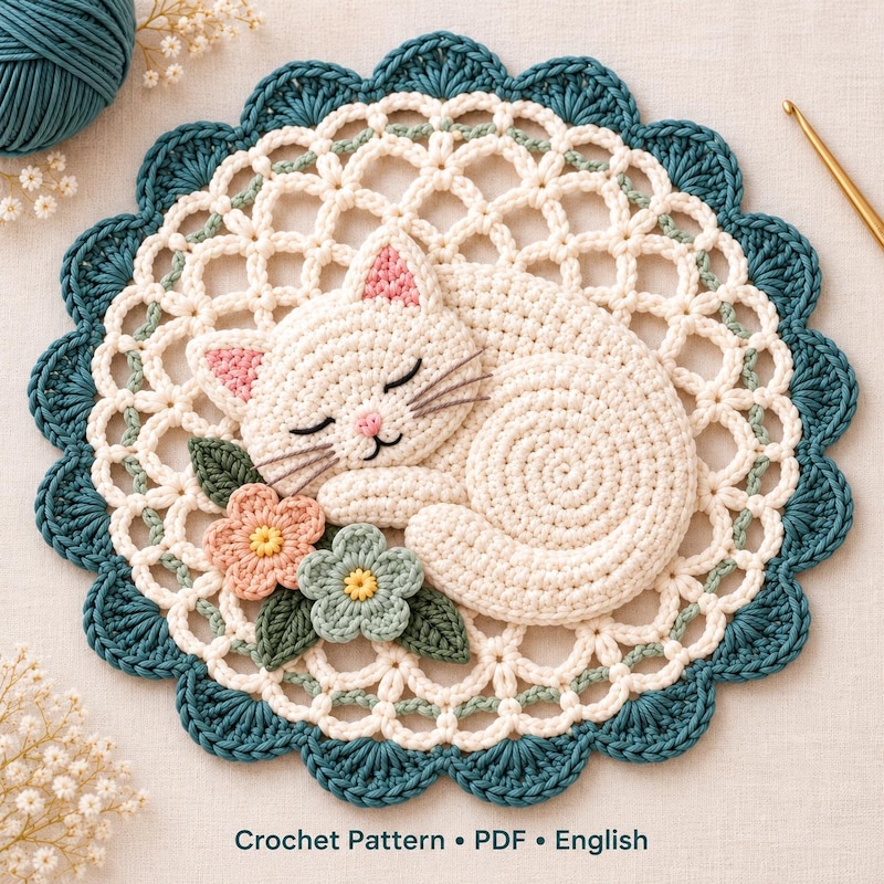 Round Cat Border - Etsy UK