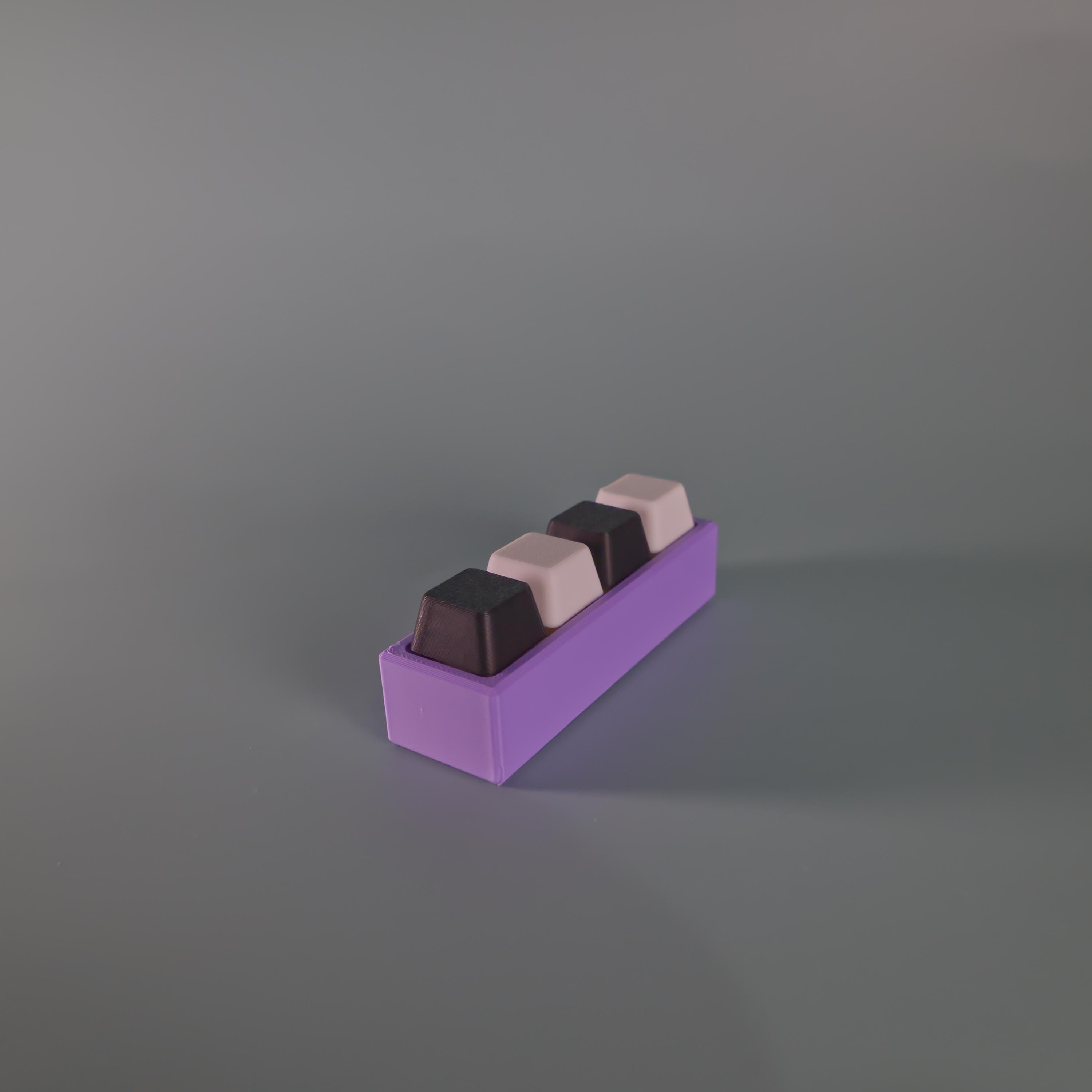 Jouet Anti-Stress Clavier Mécanique Clicky | Soulage TDAH, Autisme, Anxiété – Noir 1,9x1,9x2,6 Cm