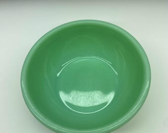 Vintage Fire King Jadeite Beaded Rim Bowl (Oven Glass) – Mid-Century Kitchenware