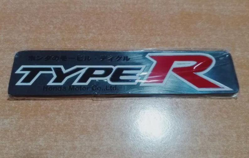 Type R Metal Emblem Performance Badge Car Logo With Adhesive - Etsy