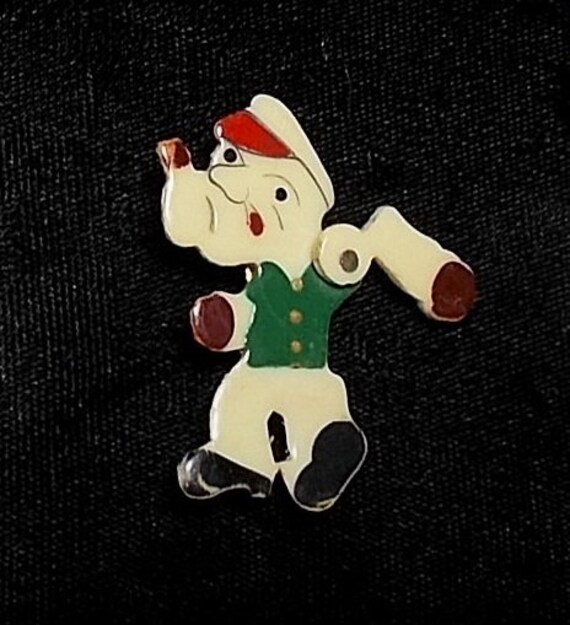 1 POPEYE the SAILOR MAN Toot Toot 1930s Celluloid Art… Gem