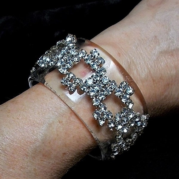 Diamond Fake Cuff Bracelet Etsy