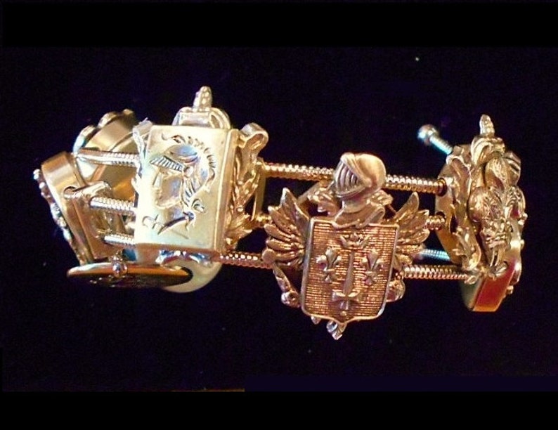 Sale Slide Bracelet Gold Plated Victorian Style 8 GP SLIDES Etsy Ireland