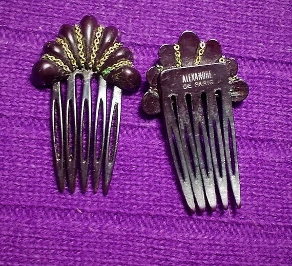 1  Miniature OR DOLL Victorian Hair Comb Antique … - image 3