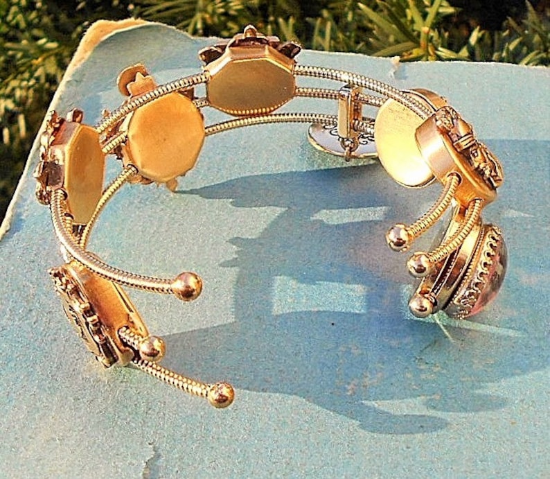 Sale Slide Bracelet Gold Plated Victorian Style 8 GP SLIDES Etsy Ireland