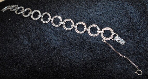 SALE Sterling Marcasite Bracelet Gorgeous Dainty … - image 4