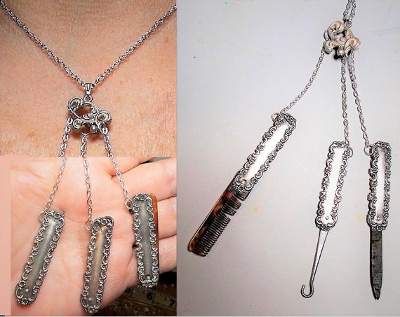 Chatelaine necklace deals