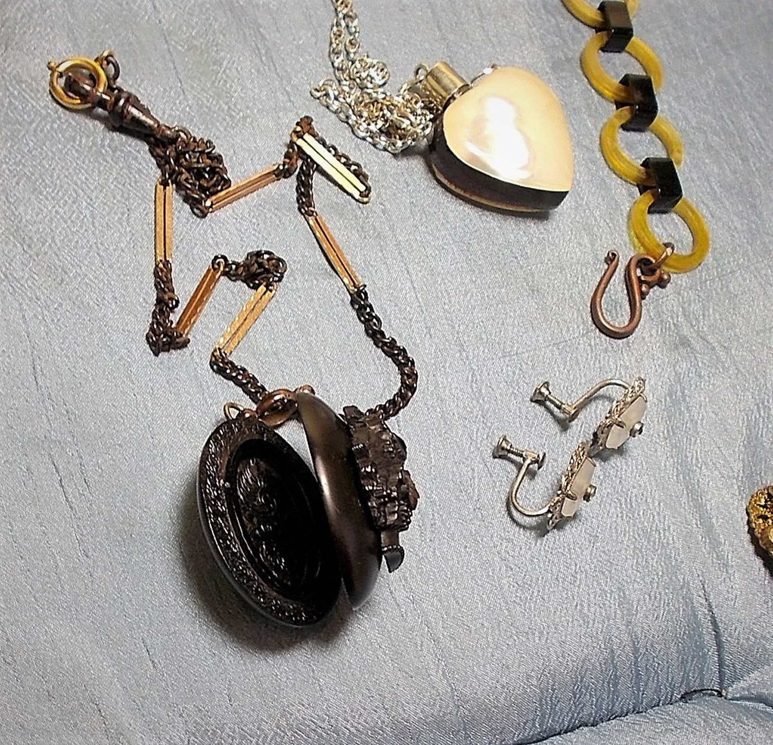 1 Gutta Percha Cameo Locket Rare Carved VICTORIAN Antique Etsy