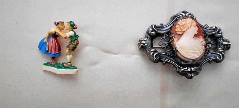 Sale GROßE Geschnitzte Muschel Kamee Wunderschön mit Blumen | Etsy