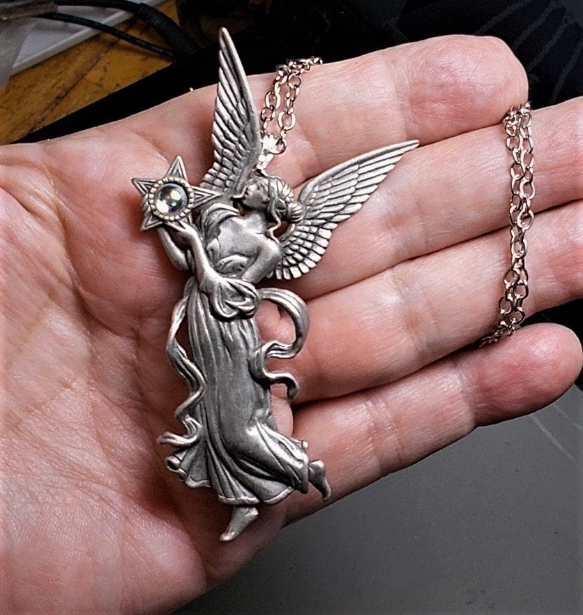 JJ Flying Cow Angel Brooch Pin | UK