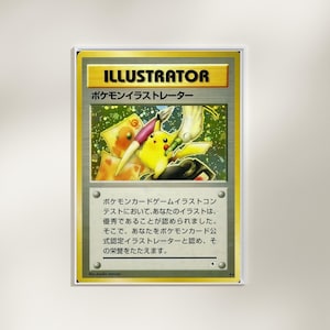 illustrator pokemon card english Is the Artist Proof Black Lotus the same as the pikachu that sold for $16.7 million? Less than 50 copies made of each of these cards. Both are truly Holy Grails Logan Paul's Pikachu Illustrator Pokmon