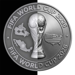 FIFA World Cup Depth Map, Fiber Laser Engraving, CNC, Relief Carving (PNG Digital Download)