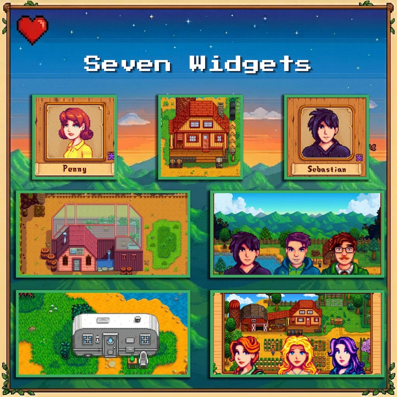 Cozy Pixel Farm Icon Pack - Oltre 140 icone, stile retrò, estetica con animali carini e fattoria, widget, sfondi immagine 5