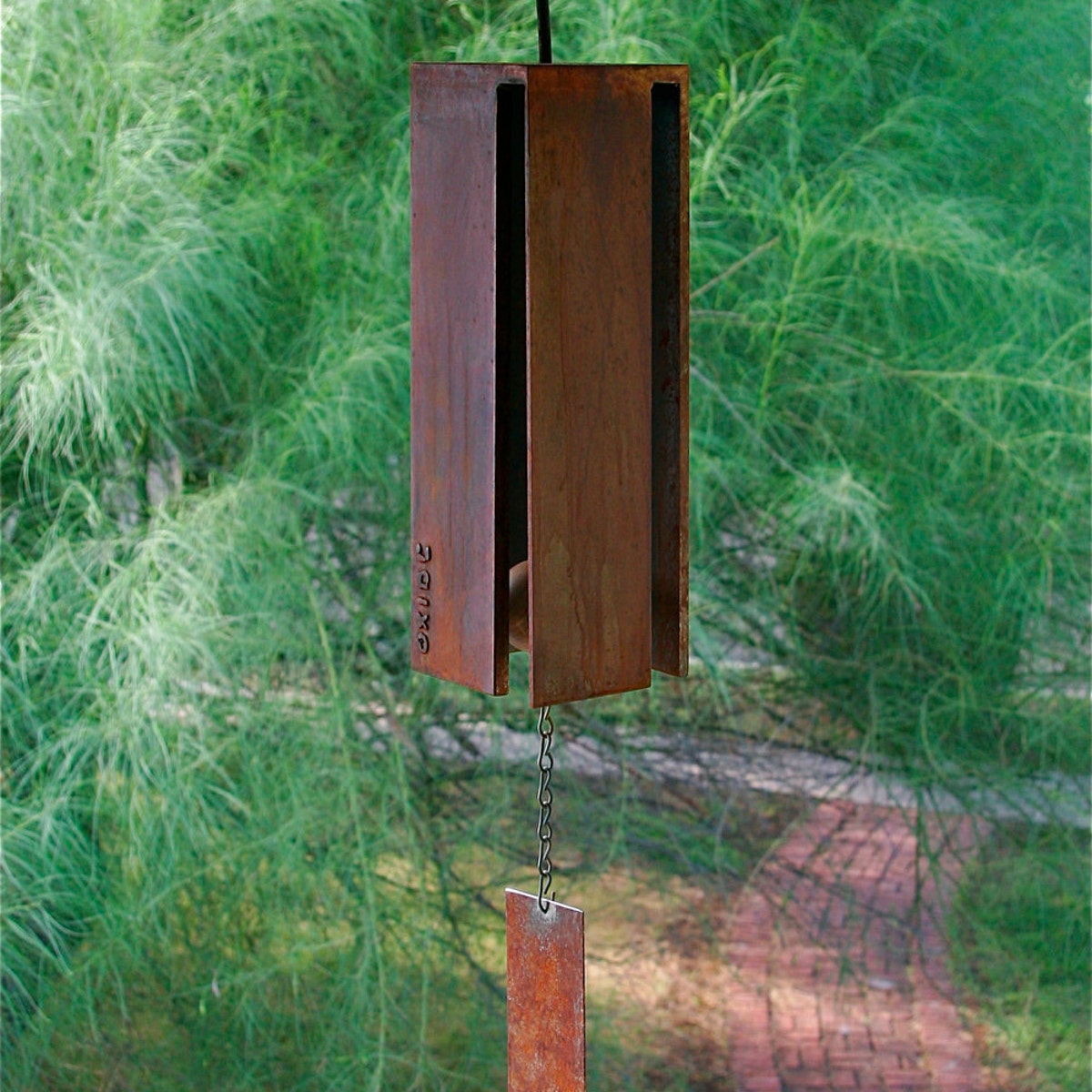 Heavy Metal Wind Chime by Daniel Moore-metal Artist-the Oxide Studio - Etsy