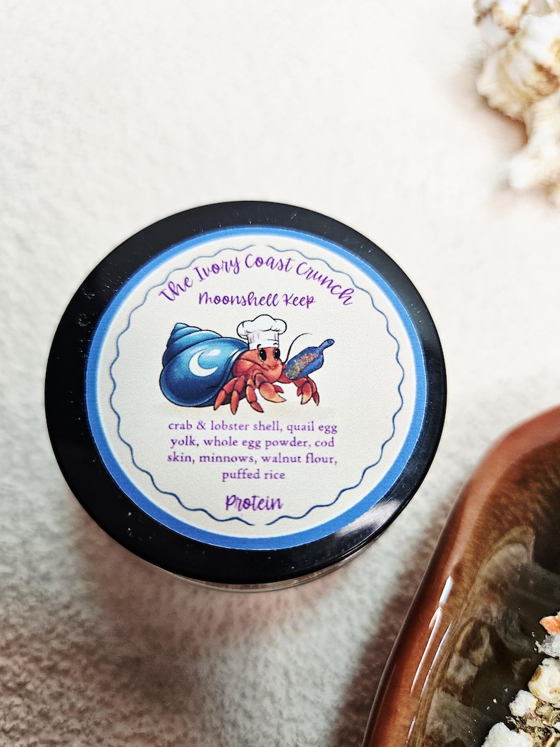 Protein Food Mix | Ivory Coast Crunch Diet for Hermit Crabs - Etsy