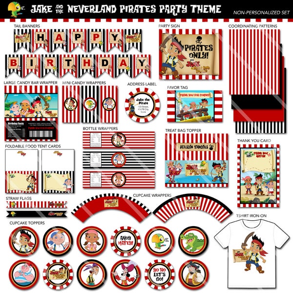 Jake Pirate Party - Etsy