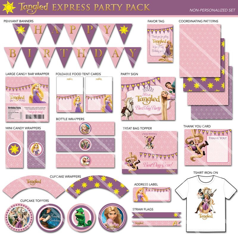 Tangled Party Decorations - Etsy