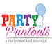 Eigenaar van <a href='https://www.etsy.com/be/shop/PartyPrintouts?ref=l2-about-shopname&from_page=listing' class='wt-text-link'>PartyPrintouts</a>