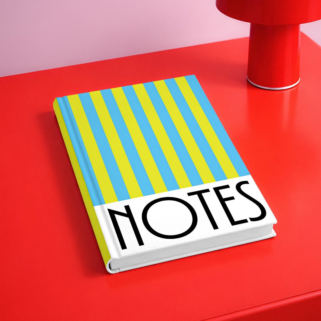 Pretty Blue Notebook The