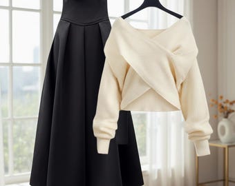 Chic Autumn & Winter Western Fried Street Suit for Women, Stylish Layering Outfit