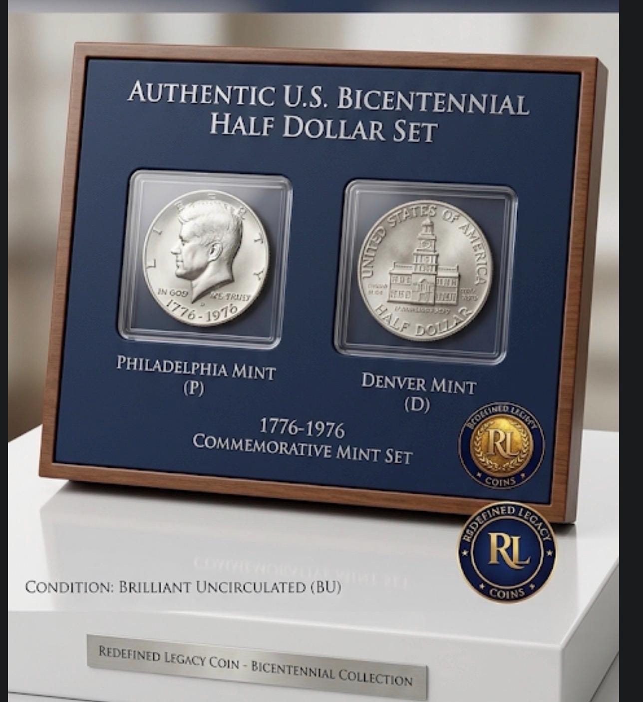 Kennedy half dollar 1776 1976 - Etsy 日本