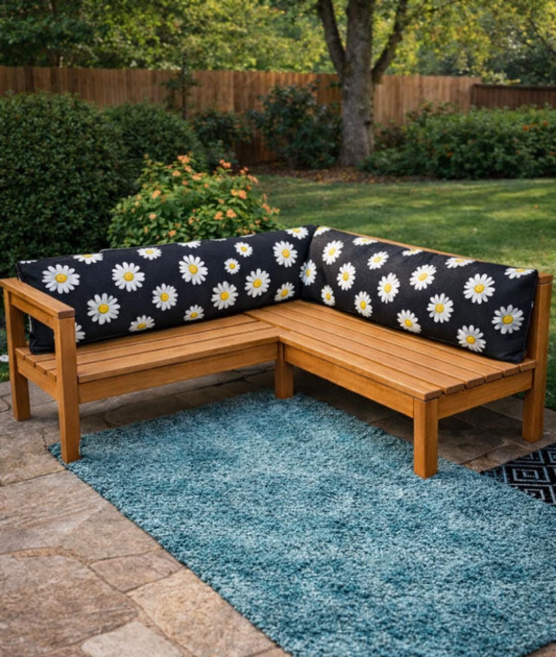 DIY Outdoor Sectional Sofa Plans | 2x4 Patio Couch & One-arm Sofa Set ...