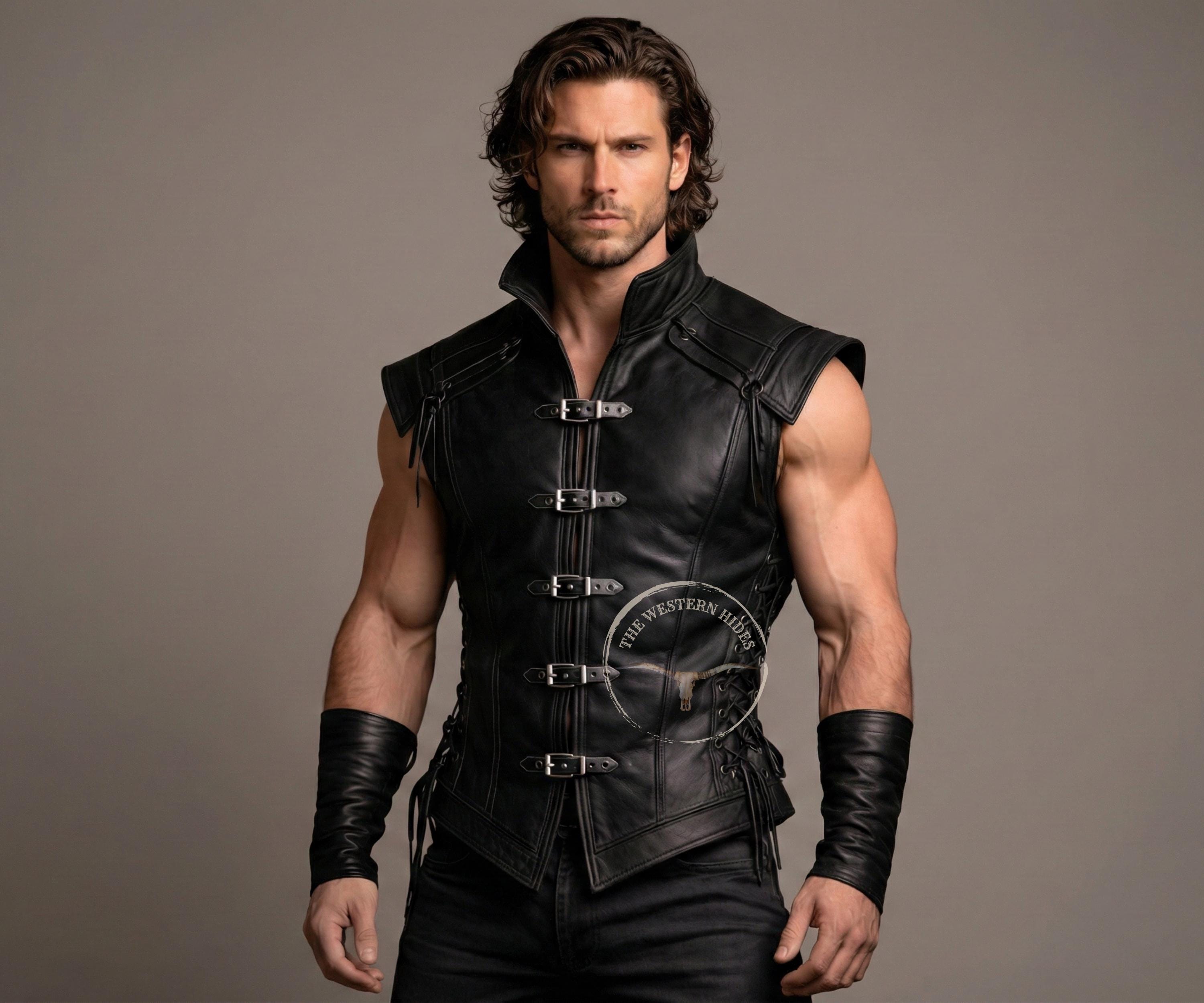 Leather Jerkin - Etsy Canada