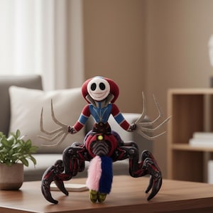 Scary Monster Plush Toy – Horror Game Inspired Stuffed Animal, Creepy Plushie Gift, Gamer Toy