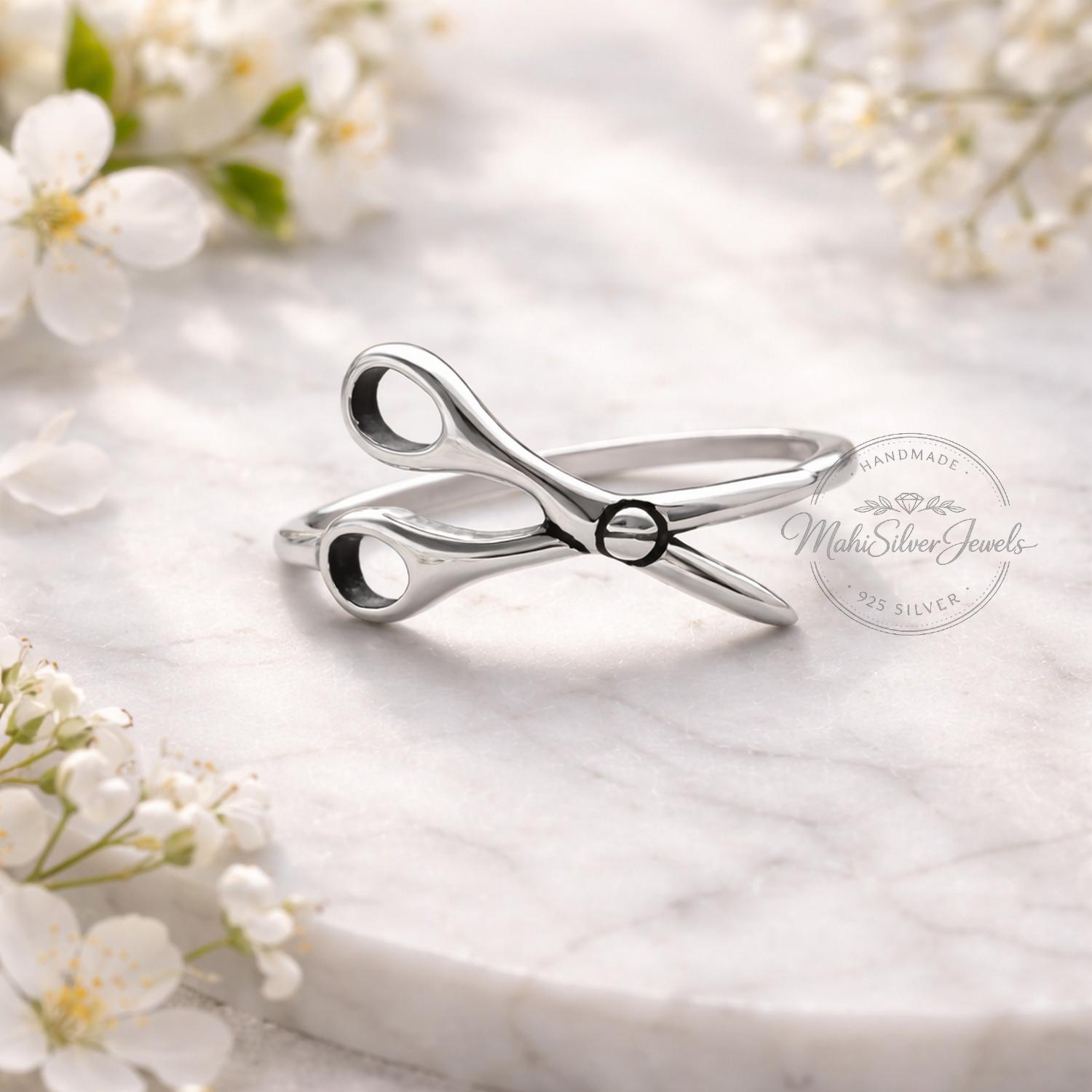 Vintage 925 Sterling Silver Hair Clip Pinch-Wire Clasp Safran 925 Sterling Silver USA Native American Made Hair Clip  main image 2