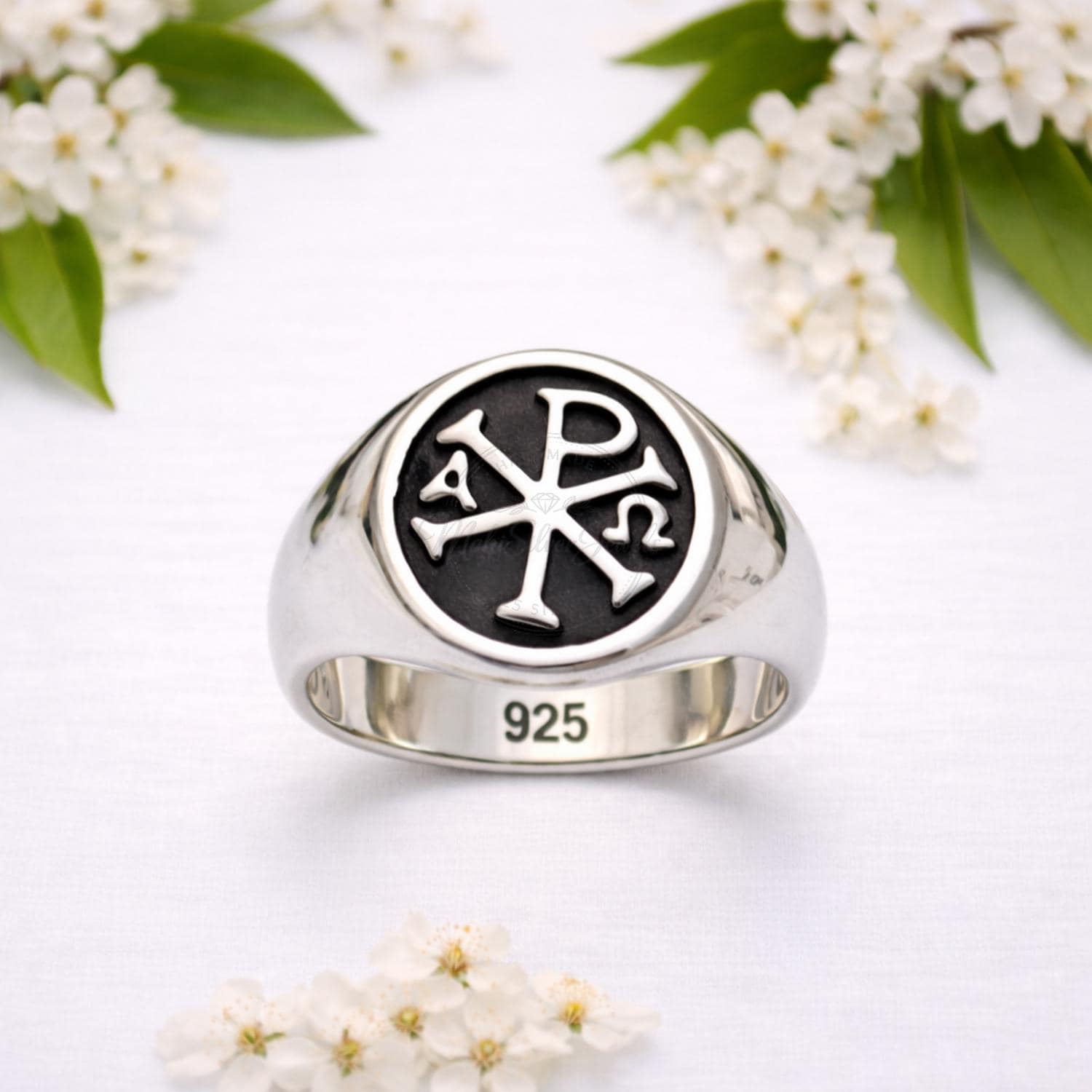 アクセサリー Rho Christian gold ring - Etsy 日本