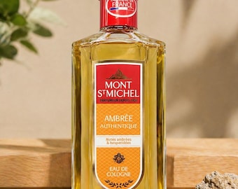 Authentieke Amber Eau de Cologne – Mont St Michel – Frans parfum – Amber- en citrusnoten – Vintage parfumcadeau-idee