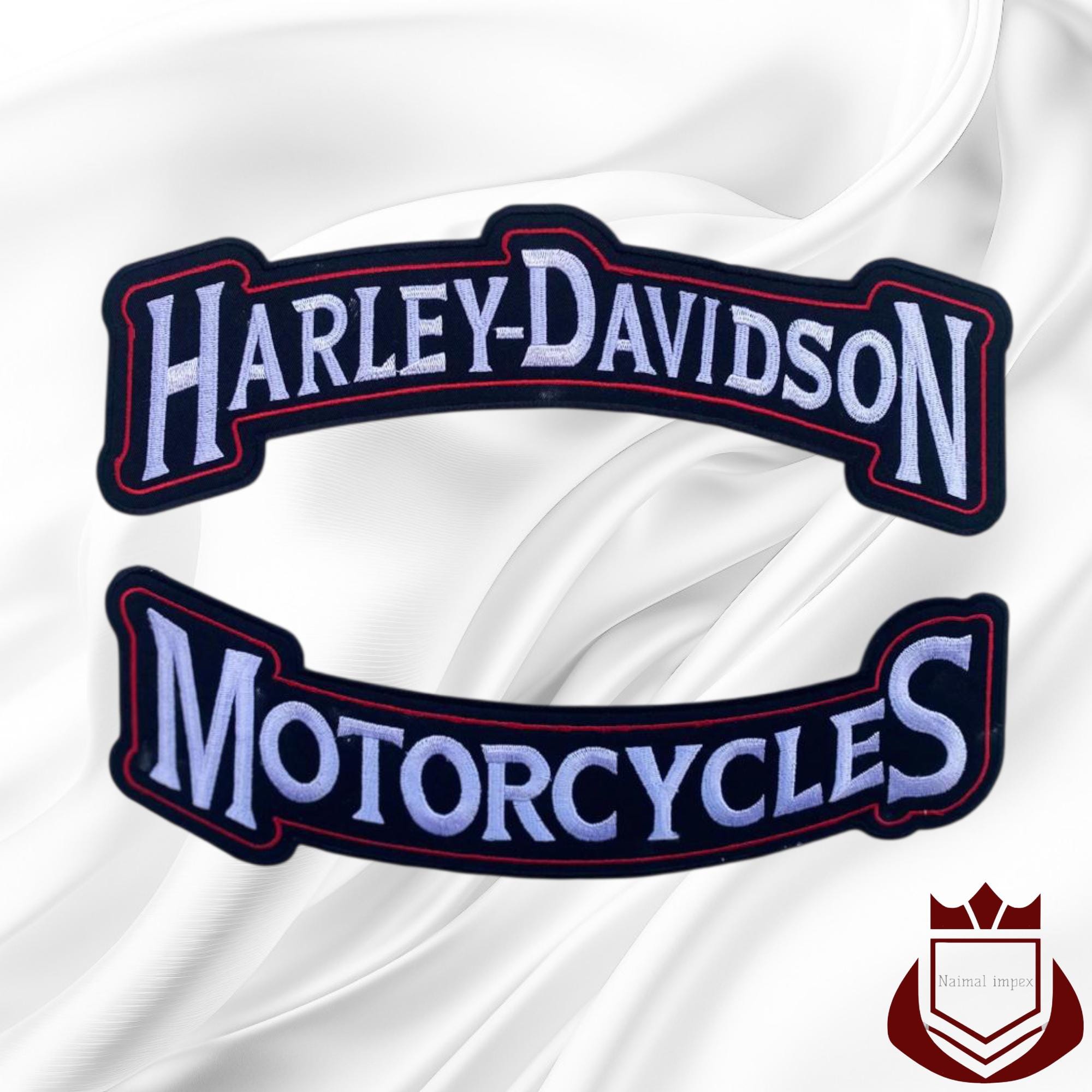 thumbnail image 2 of Custom Embroidered Biker Patch Set - Top And Bottom Rocker Sew-On Patches - Parazon 2 of 4