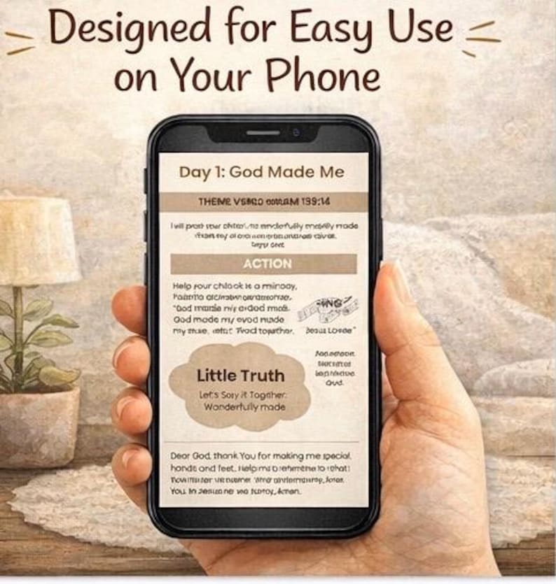 Toddler Morning Devotional | Christian Family Routine (Digital Download) image 3