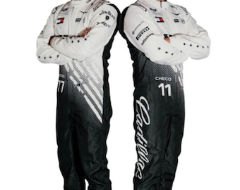 Custom Cadillac Go Karting Suit |  FIA/CIK Approved Motorsport Jumpsuit | Professional Motorsports Apparel
