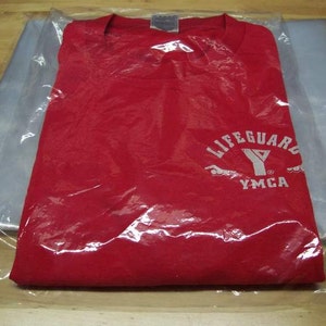 Clear 9 x 12 Back flap lock Poly bags t-shirt 1 MIL Packaging 50 - 100 Qty