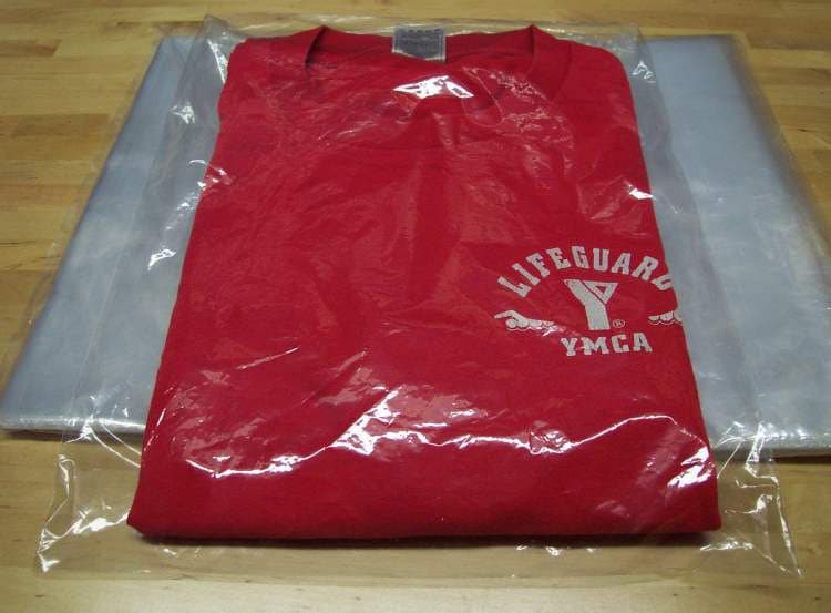 Flap lock poly bags for shirts hotsell