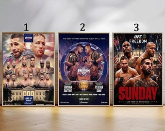 UFC Freedom 250 June 14 White House Championship Fight Event Poster