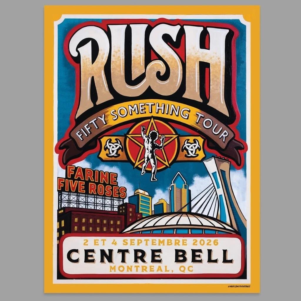 Rush Tour Poster - Etsy