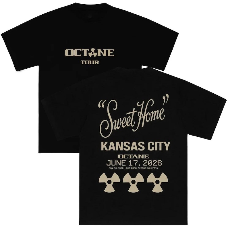 Don Toliver Merch - Octane Sweet Home KANSAS CITY On June 17, 2026 T-Shirt image 1