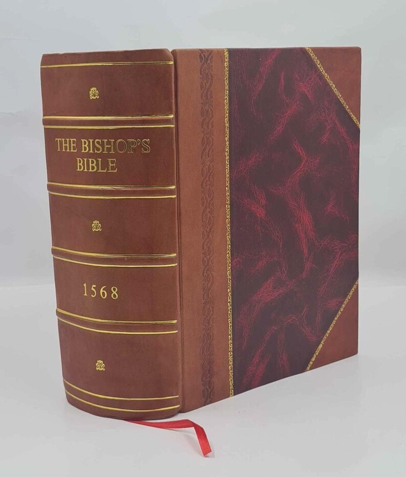 1568 the Bishop's Bible [leather Bound] - Etsy