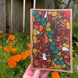 Large Hand-Drawn *BLANK* Sketchbook - Flat-Lay (A5)
