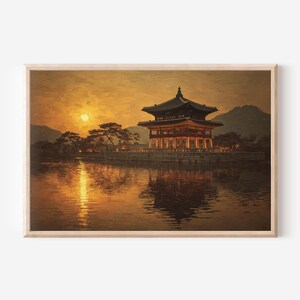 Korean Temple Painting - Etsy