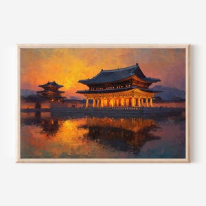 Korean Temple Painting - Etsy