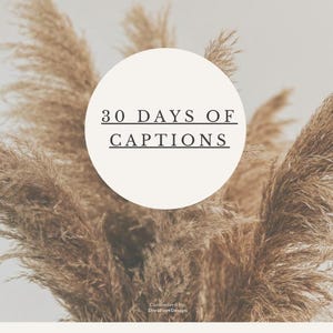 30 días de subtítulos I Reels que convierten