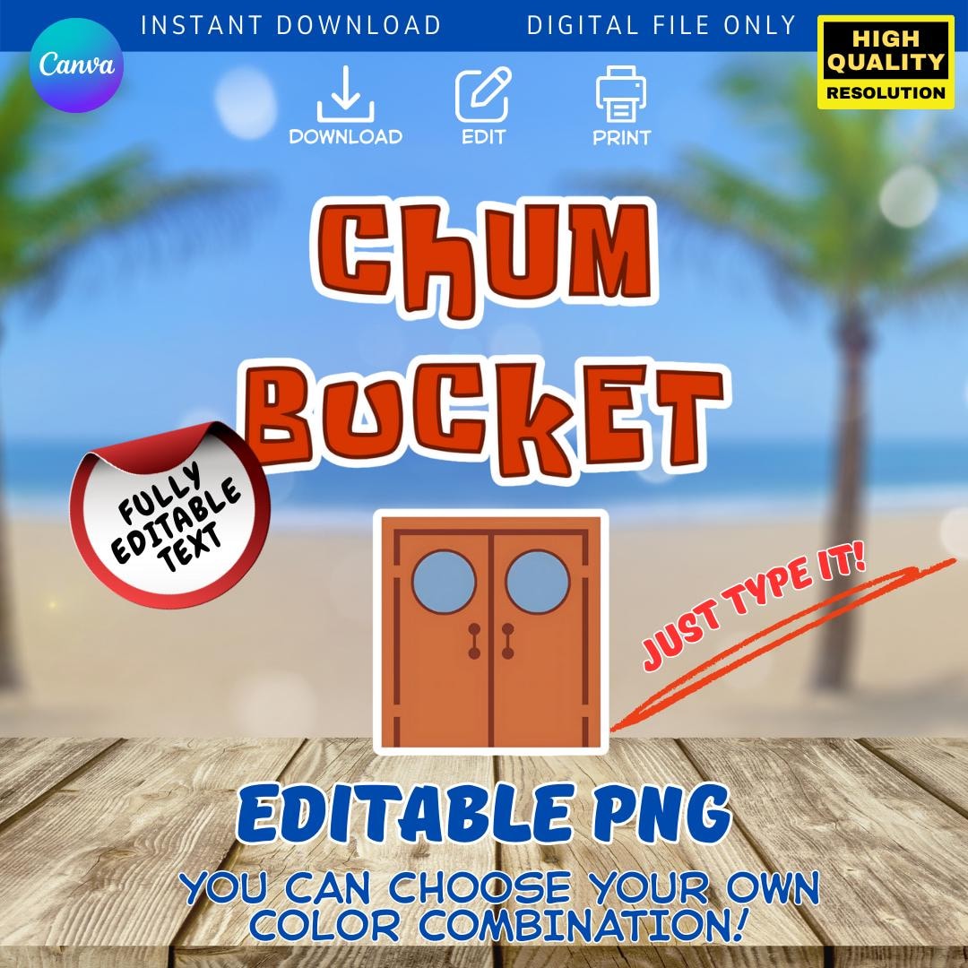 Chum Letters Chum Bucket Font Letters and Numbers Png Chum Bucket Logo Png Chum ...