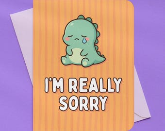 I'm Really Sorry Apology Card | A2 Size 330 GSM Ultra Thick Cardstock