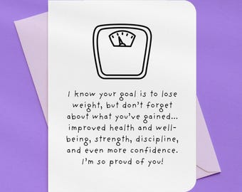 You've Lost and Gained Encouragement Card | A2 Size 330 GSM Ultra Thick Cardstock