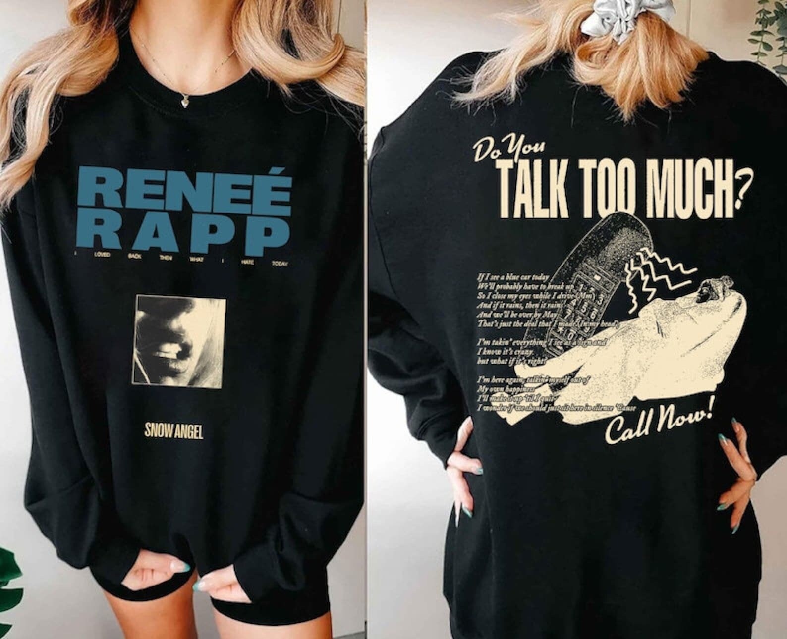 Vintage Rene Rapp Snow Angel Sweatshirt