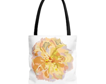 Floral Rose Totebag
